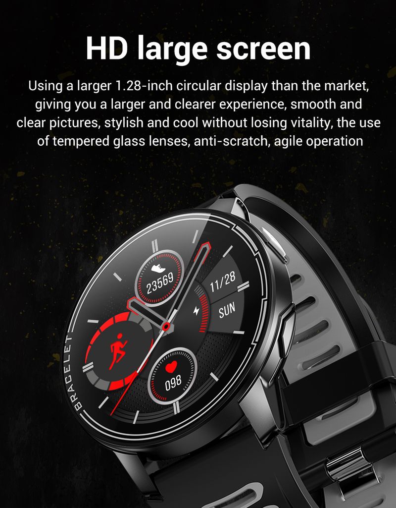 L6 Round Smart Watch